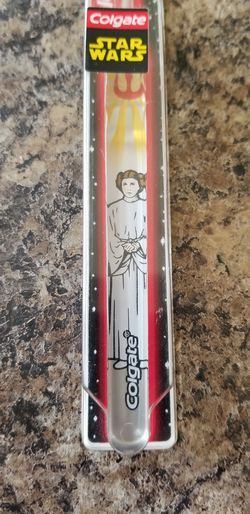 Star Wars Colgate (Soft Compact Head 77) Toothbrush - Princess Leia Organa New