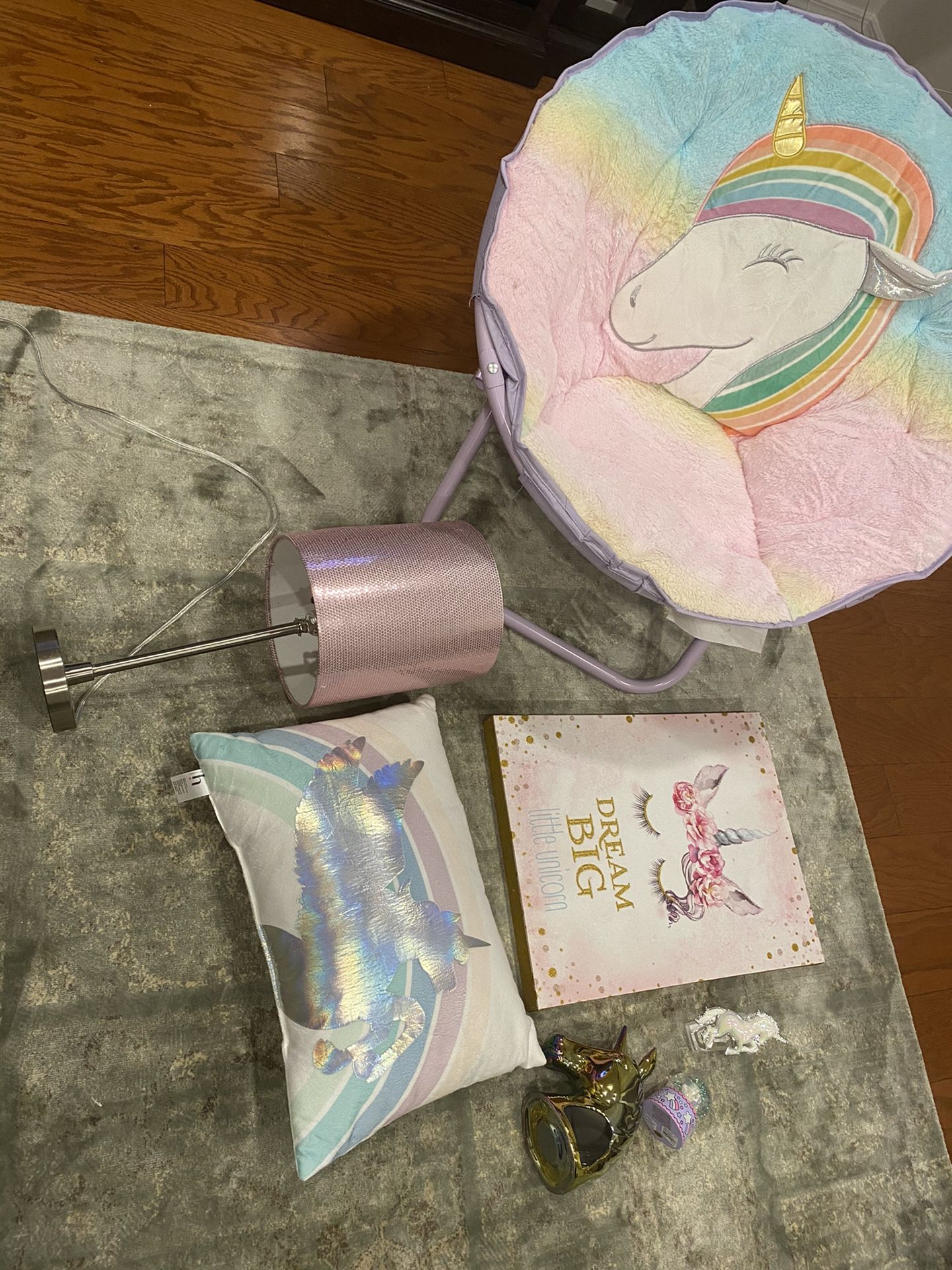 8 Pieces nicorn room Decour set