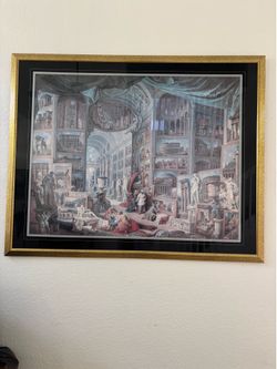 Beautiful Framed Print of Giovanni Paolo Panini's "Ancient Rome"