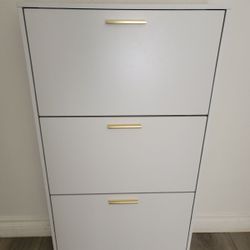 3 Flip Drawer Shoe Rack