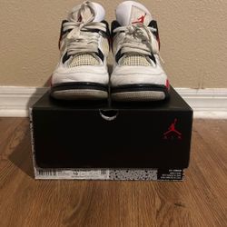 Jordan 4 “red cement” 