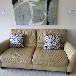 Two Leather Sofa
