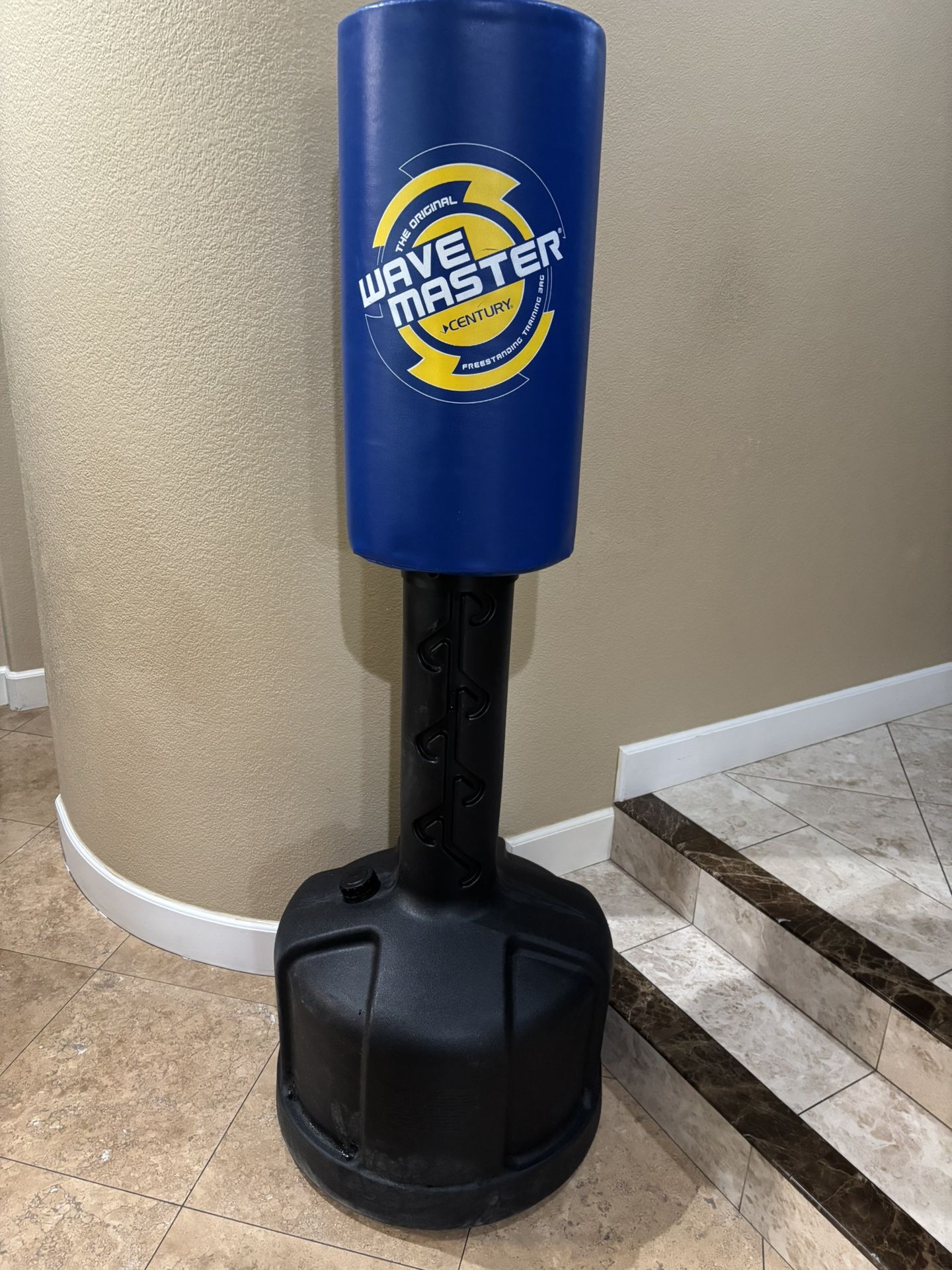 Century Wave Master Punching Bag With Stand Blue