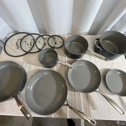 GreenPan Eras Ceramic Non-Stick 11-piece Cookware Set