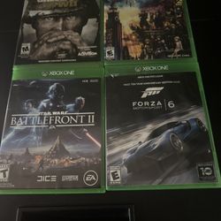 Xbox One Star Wars Battlefront II Forza 6 KH3 CoD WWII OBO