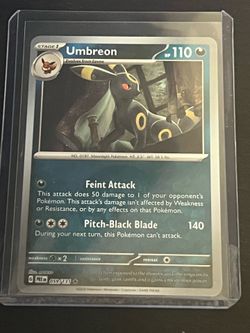 Umbreon (Poke Ball Pattern) 059/131 Holo Rare Prismatic Evolutions Pokemon NM