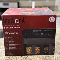 Instant Vortex Plus Dual Air Fryer 8-Quart – Brand New 🍟🔥