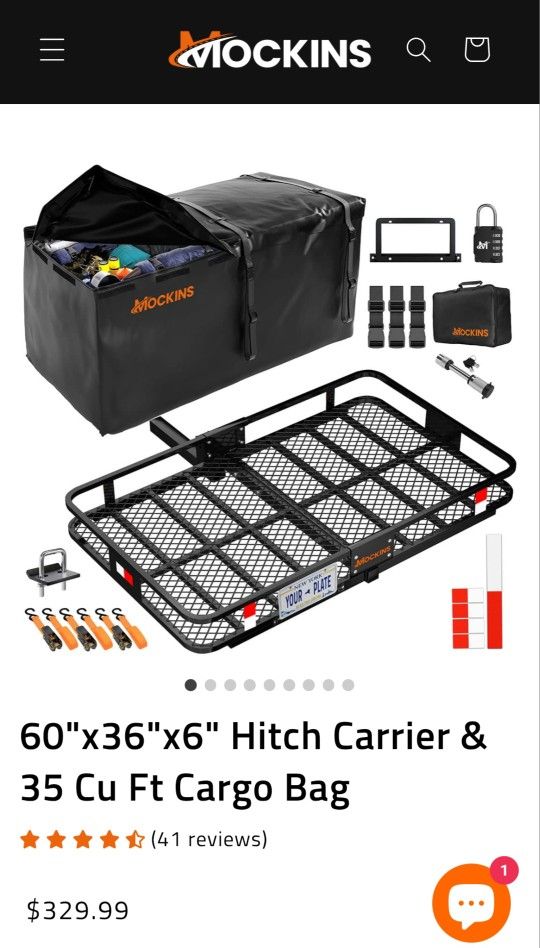 Mockins Hitch Cargo Carrier