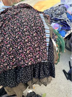 Plus size dresses and shirts
