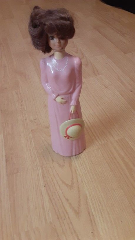 Early 1980's Victorian Plastic Doll