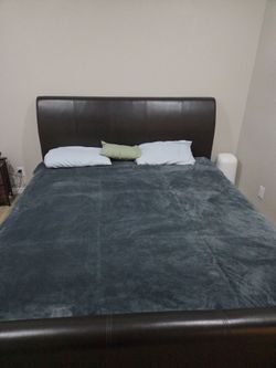 Real wood head board king