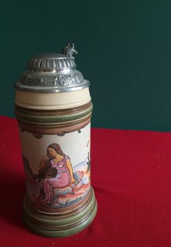Lorelei. 3/4. Lt. Collector beerstein by Thewalt. In. Mint condition