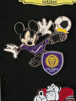 Disney Mickey Mouse Orlando City SC Enamel Pin