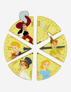 Disney Peter Pan Tinkerbell Clock Puzzle Pi