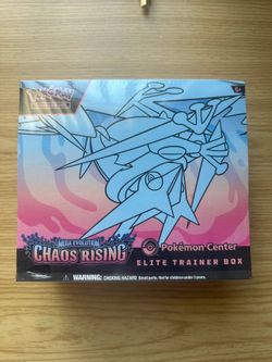 Pokémon center chaos rising elite trainer box