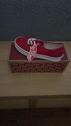 Vans Authentic Red Low-Top Sneakers