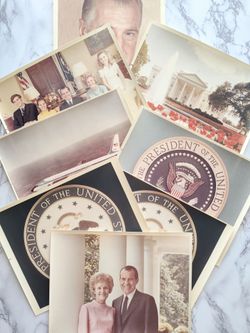 Vintage Presidential Photos President Nixon, Family, Air Force One, White House & Sigil