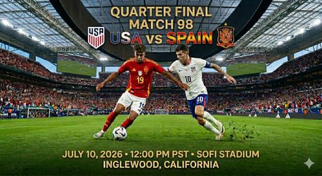 FIFA World Cup Tickets - Match 98 Quarter Finals