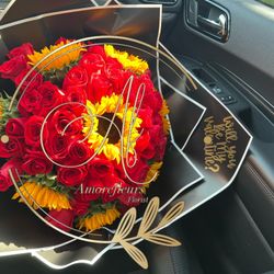 Sunflowers Roses