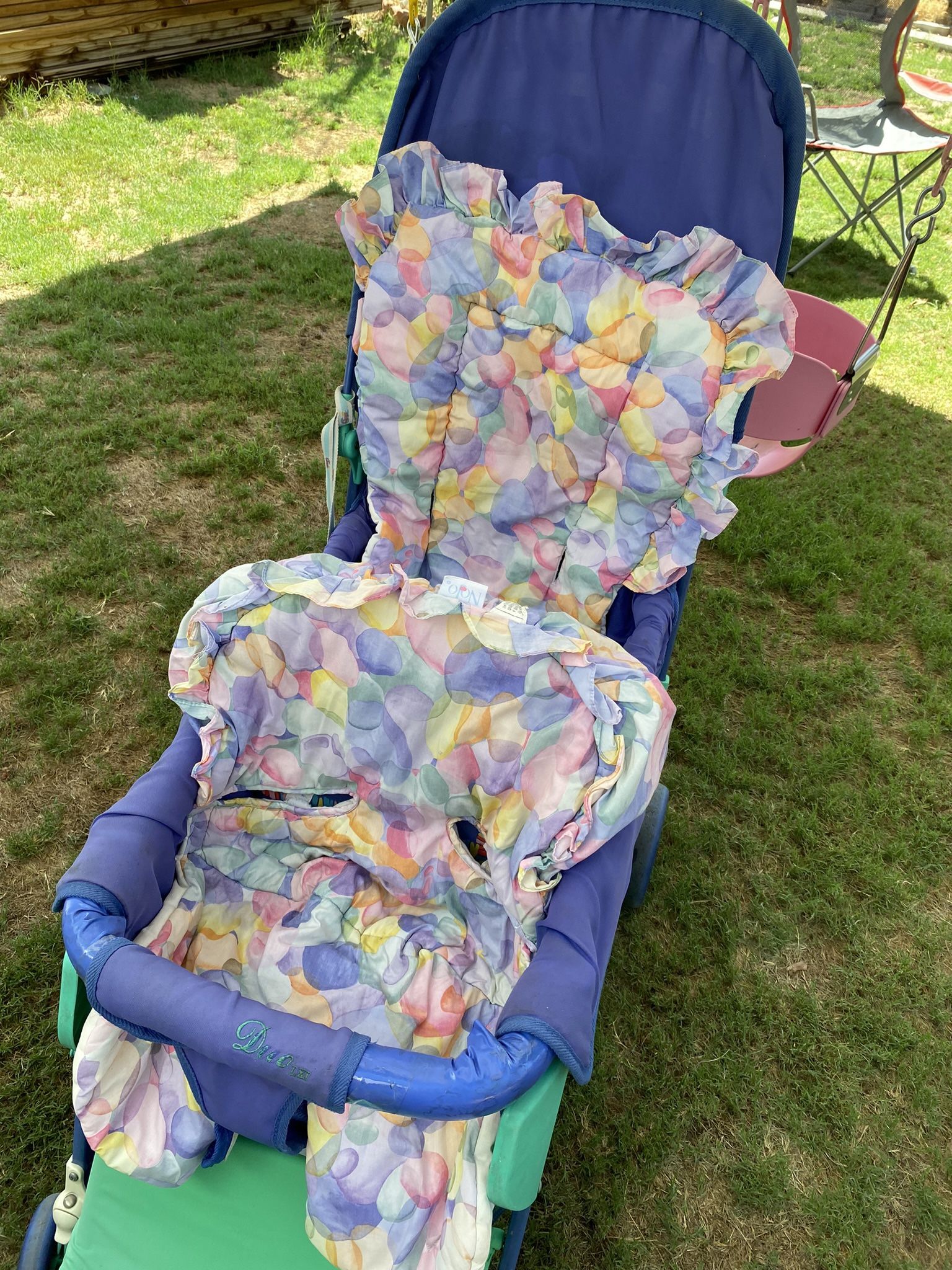 Vintage 80s-90s Graco Duo XLI Double Stroller Rare Hard To Find See Puctures For Conditions