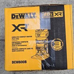Dewalt 20v Router Brushless XR With Variable Speed Brand New Tool Only 
