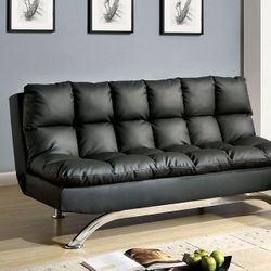 Brand New Black Futon Sofa Sleeper 