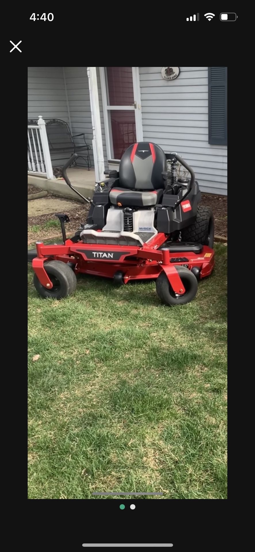 54” Toro Titan Lawn Mower 