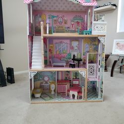 Doll House ,Pretend Play House With Accessories, Barbie House,LOL Doll House=