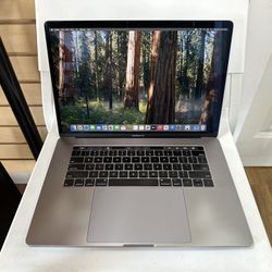 Macbook Pro 15 inch 2018 Touch Bar core i7 16GB RAM 512GB SSD