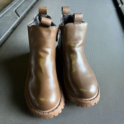 Two Pairs Of Girl Boots Size 34 &35
