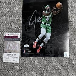 Jrue Holiday Signed Autograph 8x10 With JSA COA. - Boston Celtics