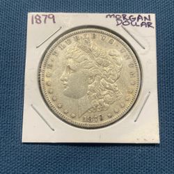 1879 Morgan Dollar 90% Silver $1 US Coin