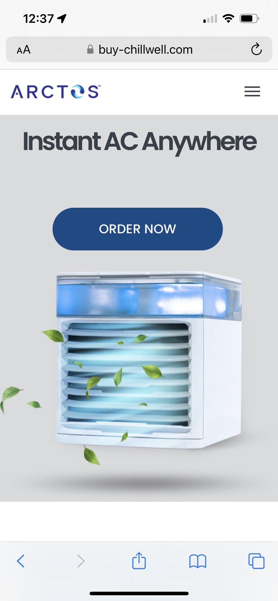 2 Chill Well Rechargable AC Units