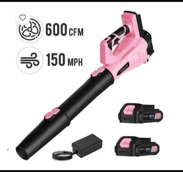 Steelite 21V Cordless Leaf Blower,150 MPH 600 CFM,Electric Leaf Blower with 2 x 2.0Ah Battery Packs