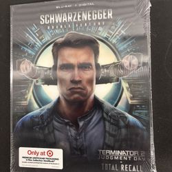TERMINATOR 2 + TOTAL RECALL (BLU-RAY + LENTICULAR + EXCLUSIVE STEELBOOK EDITION)