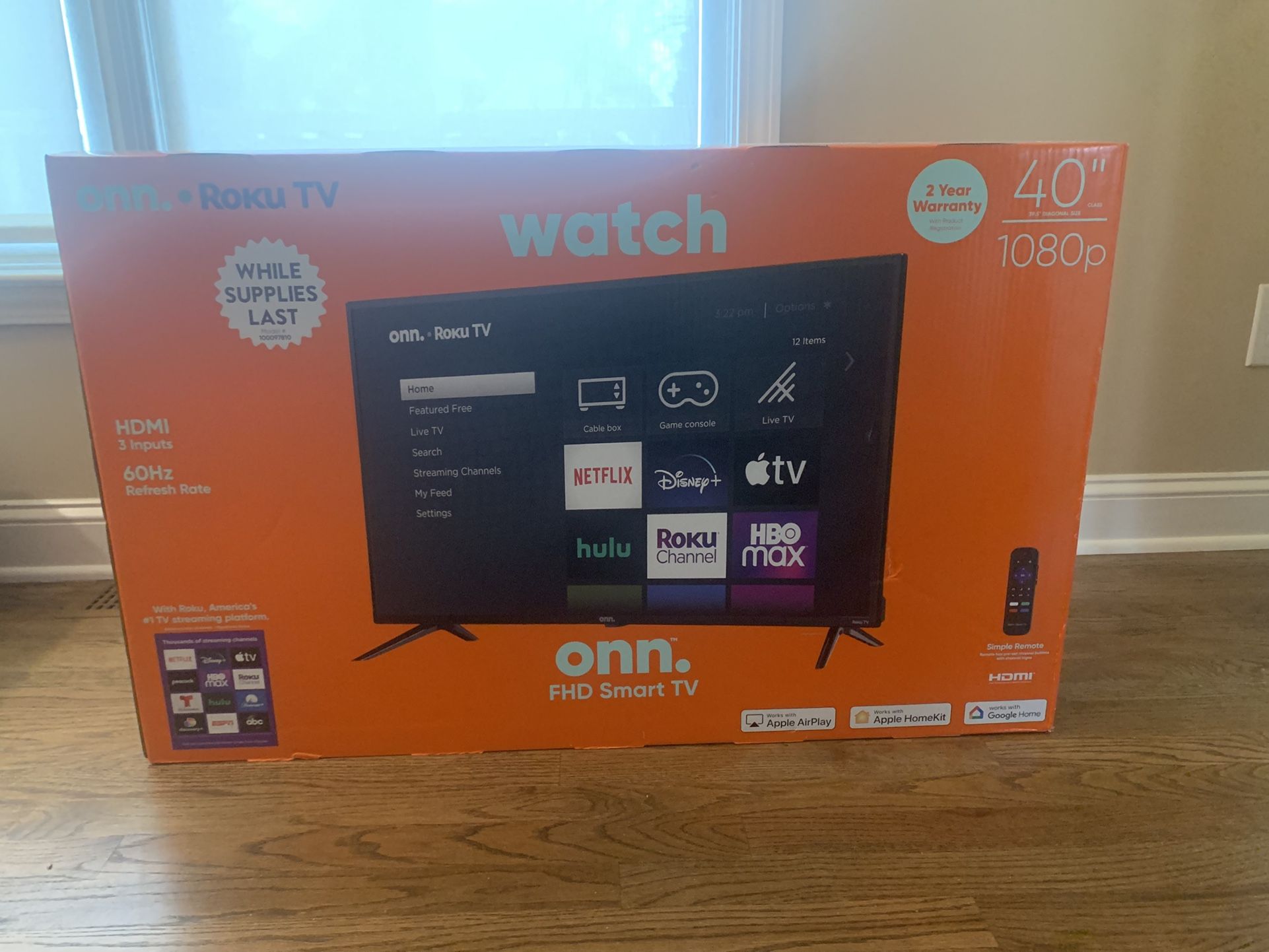 ONN Roku TV 40”