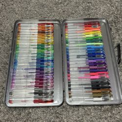Gel Pens With Case 