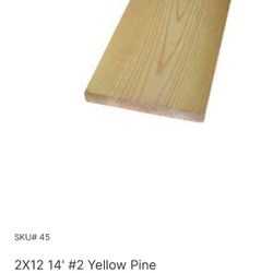 2x12-14 Yellow Pine 