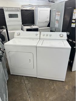 Used Whirlpool Washer and Gas Dryer Top Load