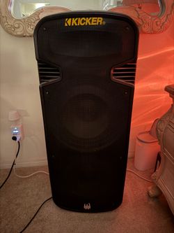 Kicker PPA-2000.B Bluetooth Powered PA/Karaoke Speaker