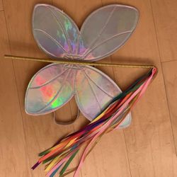 Butterfly Wing And Fairy Wand