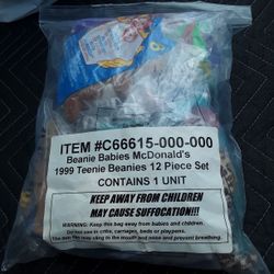 McDonald's beanie babies. 12 Mint