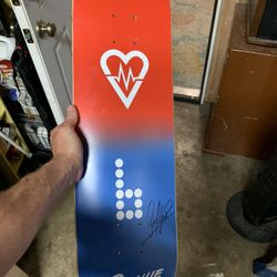 Signed Skateboard Deck