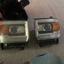 2015 GMC Headlights Left And Right 