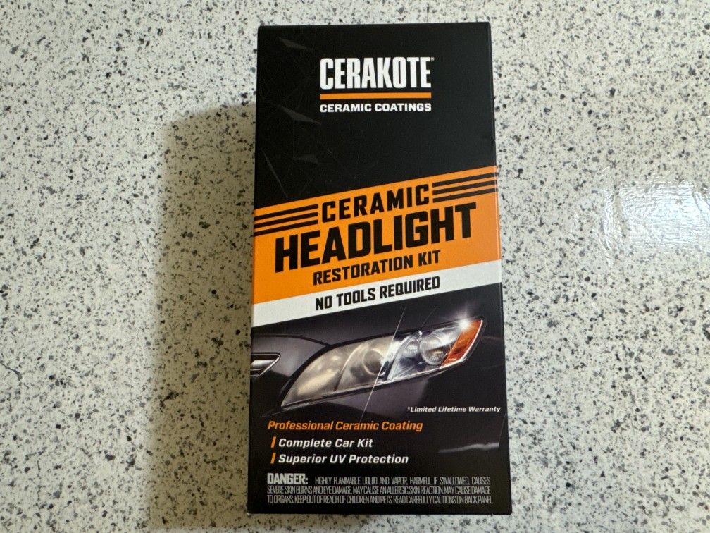 Cerakote Headlight Restoration Kit - Still Sealed
