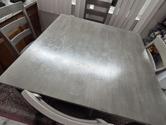 Dining Table ( Counter Height) With 4 Chairs