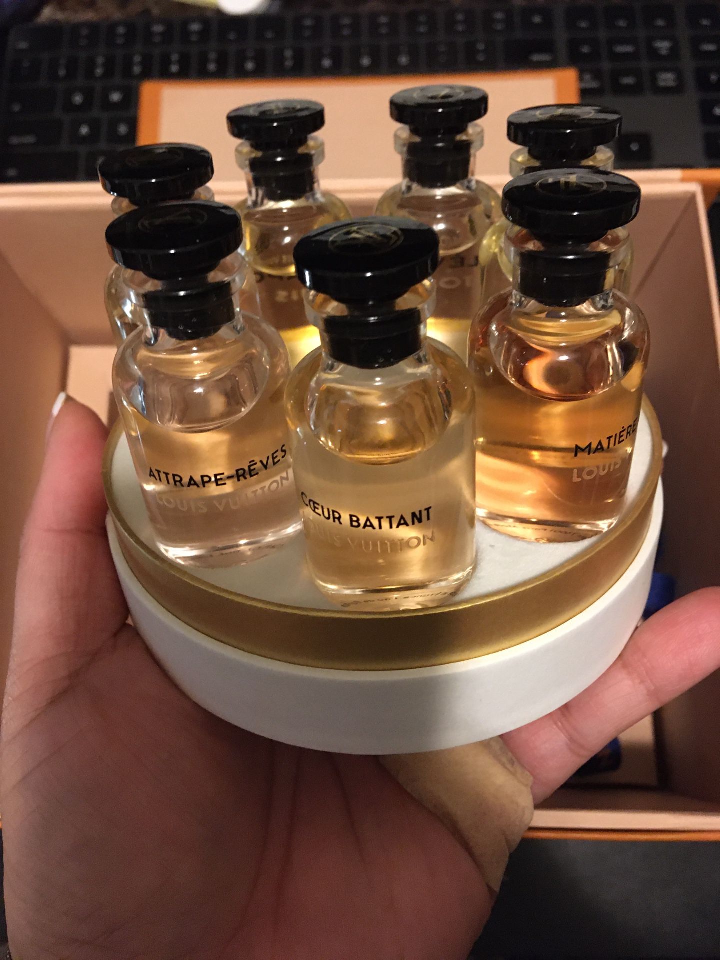 New Set Of 4 Louis Vuitton Sample Or Travel Size Perfume / Cologne for Sale  in Miami Beach, FL - OfferUp