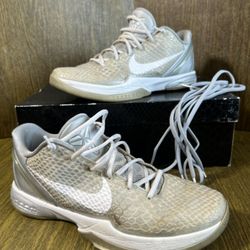 NIKE Zoom KOBE VI “METALLIC SILVER” 429659 012 Kobe 6 Mamba Skin Basketball shoes / Kobe Bryant Kicks / Men's 12 / Excellent Condition w/ Original Box