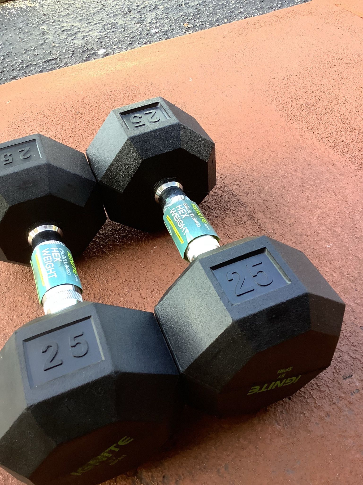 25.lbs X 2 Dumbbell Set