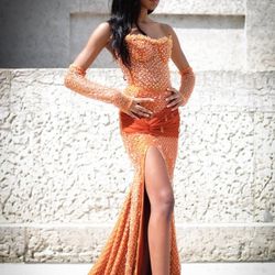 Custom Made Prom Dress from Arica by Keerahsfashioncave